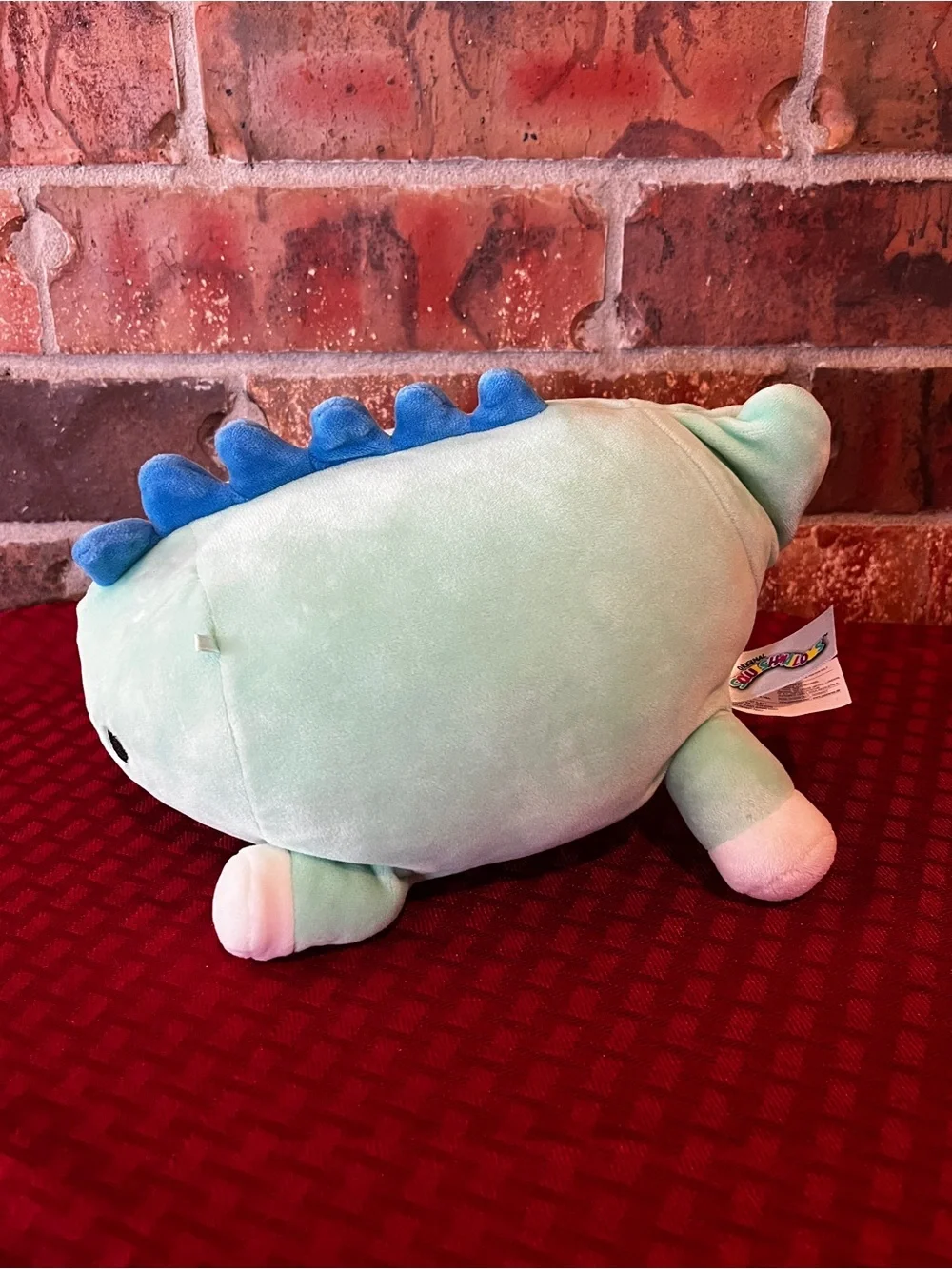 Squishmallows Rafa the Dinosaur Hug Mees Laying Plush Target